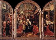Triptych of the Adoration of the Magi fd CORNELISZ VAN OOSTSANEN, Jacob